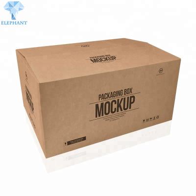 China OEM ODM  Kraft Custom Corrugated Cardboard Boxes 58cm×42cm×15cm for sale