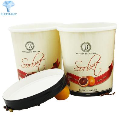 China Partei kleine Schalen des 3oz Eiscreme-Papier-Schalen-Papier-gefrorenen Joghurts zu verkaufen