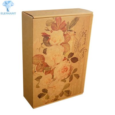 China Gewellte Werbungen Matt Laminated Corrugated Shipping Boxess 41cm*22cm*6cm Kraftpapier zu verkaufen