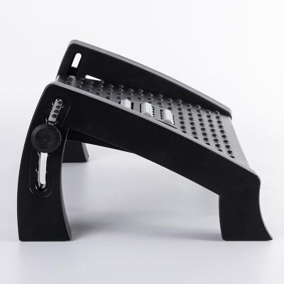 China Adjustable (Height) ABS Plastic Footrest Under Desk Ergonomic Design Massage Stool for sale