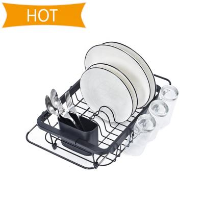 China Sustainable UK Hot Sale Small Household Compact Dish Drying Rack Portable Sink Kitchen Dry Rack Made in China for sale