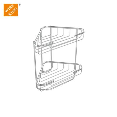 China Modern Wholesale Bathroom Organizers Aluminum Corner Shower Caddy Shower Holder for sale