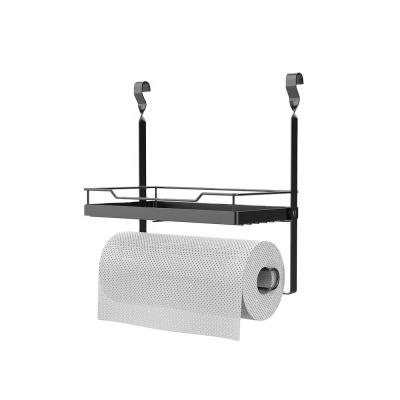 China Viable Wholesale Kitchen Tissue Paper Towel Rack Storage Kitchen Household Hanging Rack for sale