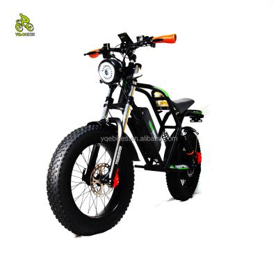 China New Off Road Electric Bicycle 48V 1000W Hydraul Ebike Beach Aluminum E Cruiser Bicicleta Electrica FatTire Alloy Mountain Bike YQEBIKES Bikes for sale