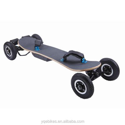 China New Maple Portable Electric Skateboard Parts Big Wheel LongBoard Off Road Electric Skateboard for sale