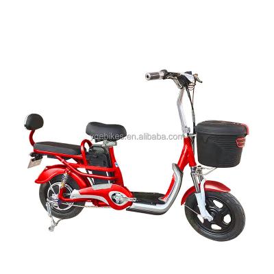 China Aluminum Alloy 16 Inch 350W Extemal Battery Electric Scooter Electric Bicycle With Pedal Assist for sale