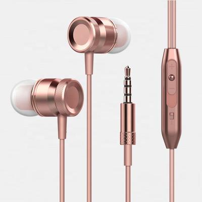 China Withi MIC 2019 Free Sample Hot Selling Earphone Earphone, Metal Wired Earphone, Sport In Ear Earphone for sale