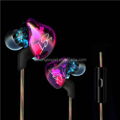 China 2017 KZ ZST Super Bass In-Ear Hybrid Headphone Pro HIFI Wired Earphone With MIC for sale