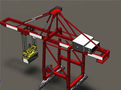 China 7 KW-60 KW Electric STS Gantry Crane Container Bridge Crane with Remote Control for sale