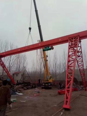 China 1-500 T Brand New Gantry Crane On Rails / Rmg Crane Anti Corrosion Paint for sale