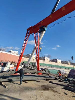 China Customized Steel Rail Mounted Gantry Crane For Industrial Use 1-500T for sale