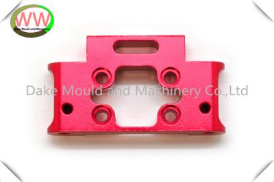 China aluminium 6082   parts for cnc machining center  with purplish red anodization for sale