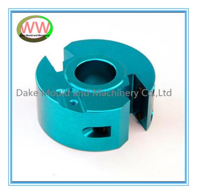 China aluminium 6061 T6  parts for cnc machining center  with cyan  anodization for sale