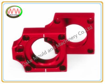 China precision cnc machined ,black,red anodizing, high quality surface,aluminiuml for Rear Axle Blocks Chain Adjuster for sale