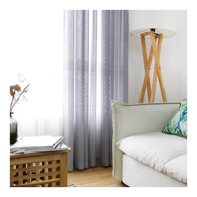 China Innermor White Voile 6 Colors Elegant Soft Yarn Sheer Curtain For Window Tulle Drapes For Living Room Kitchen Modern Voile Curtain for sale