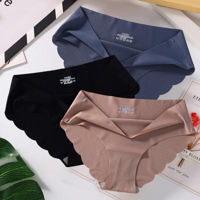 China 2022 Antibacterial Sexy Women Seamless Thong Antibacterial Custom Size OEM Panties With Various Colors for sale