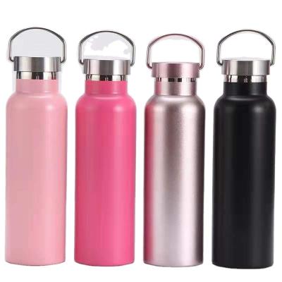 China 750ml Sublimation Stainless Steel Vacuum Sport Bottle Large PORTABLE Outdoor Double-Wall Glass Insulation White Vacuum Flask for sale