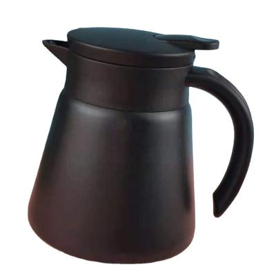 China With LID Made in China Stainless Steel Coffee Pot with Handle Heat Insulation Custom Style Pattern for sale