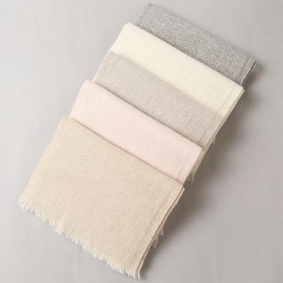 China Extrusion Cashmere Solid Color Scarf Extrusion Cashmere Milling Shawl for sale