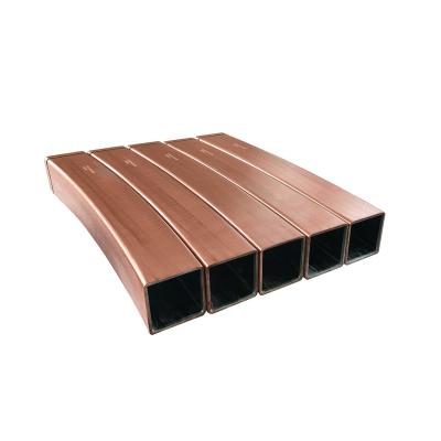 China Copper Mould Tubes Chinese Product R9m Square Billets Copper Tube Price For Ccm en venta