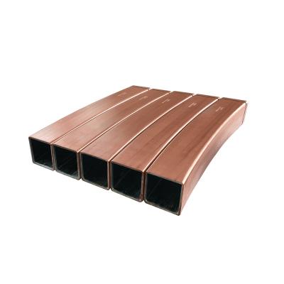 China High quality continuous casting square copper mould tube for rectangular square billet zu verkaufen