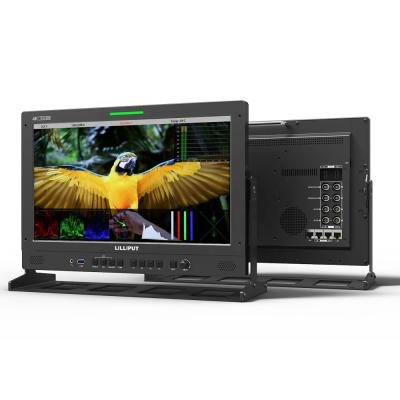 China Lilliput Q15 Speaker NEW 15.6 Inch 4K Monitor with 12G Fiber SDI and 12G-SFP Optical and HDMI 2.0 Input for sale