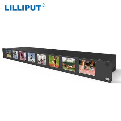 China RM-0208S 1 RU Rackmount 2 Inch 3G/HD/SDI Broadcast Monitor for TV Broadcast Trucks RM-0208S for sale