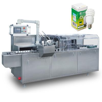 China Food Led Bulb Paper Carton Box Packaging Machine for sale