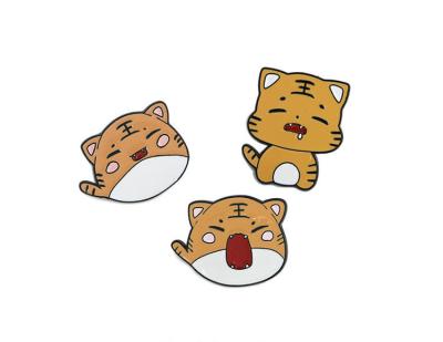 China 3D Tiger Year of the Little Tiger Pin New Year New Year cartoon brooch design sense of metal cute female badge accessories badge for sale