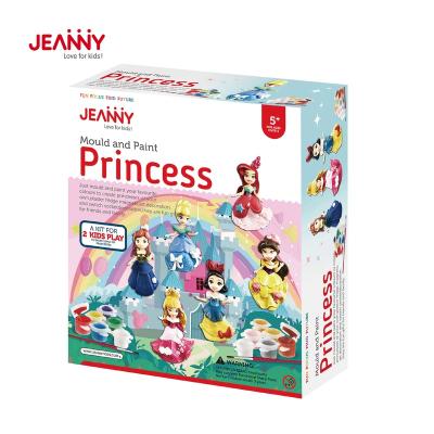 China Original Jeanny Design Mold and Paint Princess Most Popular Toys for Girls Creativity Art Kit DIY Recycle Gift for sale