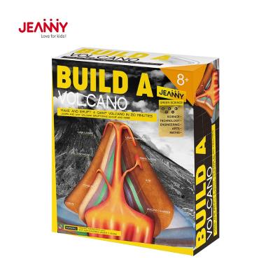 China Jeanny's Original Design Toys For Children New Craft STEM Science Creative Educational Kit Learning Toy DIY Build Volcano Eruptions For Children for sale