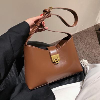 China Fashion Wholesale Women Fashion Soft Pu Purses Tote Shoulder Bags Large Capacity Leather Ladies Office Leather Bags for sale