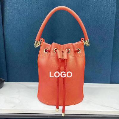 China Fashion Designer Women Handbags Famous Brands Custom Women's Handbag Leather Bucket Bags for sale