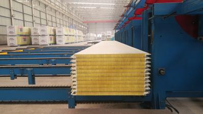 Cina Lightweight Thermal Insulation Glasswool Sandwich Panel With Customizable Surface Treatment in vendita