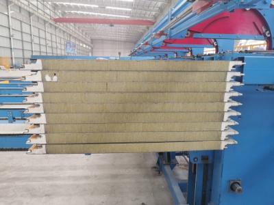 China Waterdichte Rockwool 50mm Sandwichcomité PUF Isolatieblad voor Dakmuur Te koop