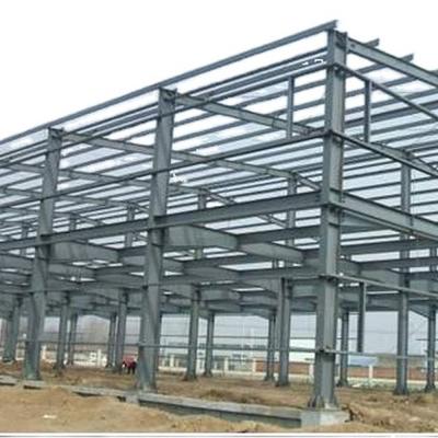 China Hoge brandwerendheid Gable Frame Steel Structure Prefab Metal Warehouse Met laag onderhoud Te koop