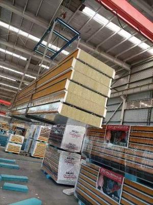 China Aduana insonora aislada termal exterior del panel de bocadillo de Rockwool en venta