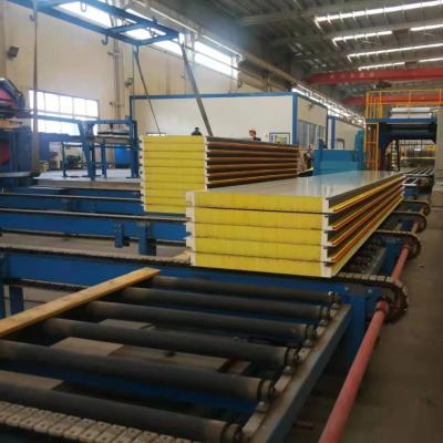 China Insulate Glasswool Sandwich Panel 50mm 75mm 80mm 100mm 125mm 150mm 200mm zu verkaufen