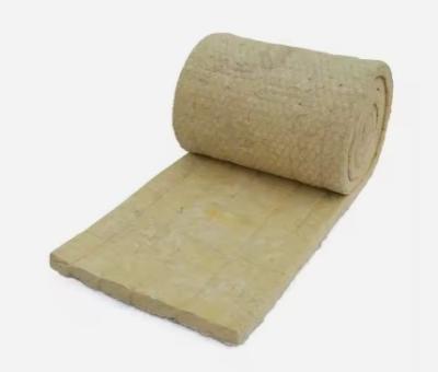 China 50 Mm Wire Mesh Stone Wool Roll Rock Mineral Wool Felt Soundproofing Rock Mineral Wool Blanket zu verkaufen