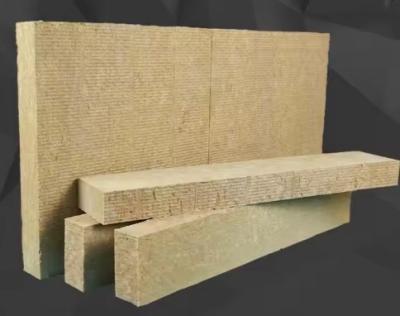 中国 Soundproof Waterproof Rock Wool Insulation Panel Wall Insulation Board For Building Construction 販売のため