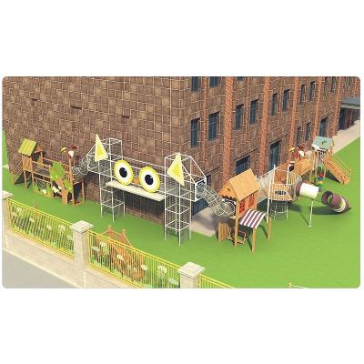 China Children Playground Equipment Outdoor Kindergarten Outdoor Playground Safety Kindergarten Climbing Outdoor Playground for sale