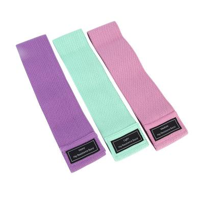 China Three kinds of resistance band yoga tension belt suit color fitness belt elastic hip increasing strength resistance squat belt for sale