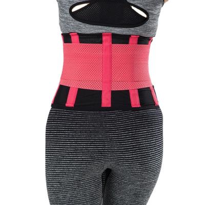 China Slim Trimmer Sweat Belt Waist Trainer Women Fitness Body Back Support Slimming Belly Weight Loss Support Belt for sale