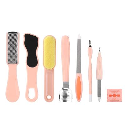 China Disposable Pedicure Kit Foot File Sets 8 PCs Durable Professional Foot Rasp Callus Manicure Set for sale