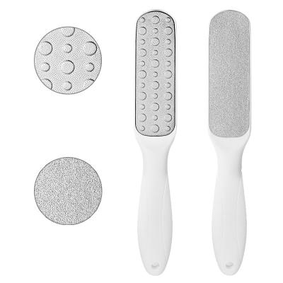 China Custom Convenience Double Sided Pedicure Foot File Stainless Steel Pedicure Foot Rasp Callus Remover Tool for sale