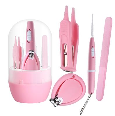 China Charging Baby Nail Clipper Cutter Folder Care Set Grooming Manicure Kit With Rechargeable Ear Pick for sale