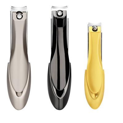 China Mantis Manicure Toenail Cutter Gold Stainless Steel Finger Nail Clippers Smooth Fine Cutting Black Toenail Clipper for sale