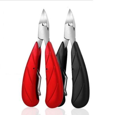 China Durable Heavy Duty PP Handle Toe Nail Clippers For Thick Nails And Ingrained Toenails for sale