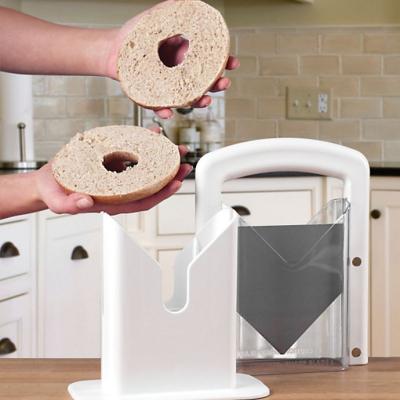 China Disposable Mini Home Use White Color Custom Logo Cheap Kitchen Tableware Hotel CHL Bread Bagel Chipper Slicer Machine for sale