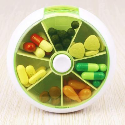 China Wholesale 1/7/14/28/31 Days Pouch Large Capacity Weekly 7 Day Simple Acrylic Cosmetic Capsule Case Pill Shape Container for sale